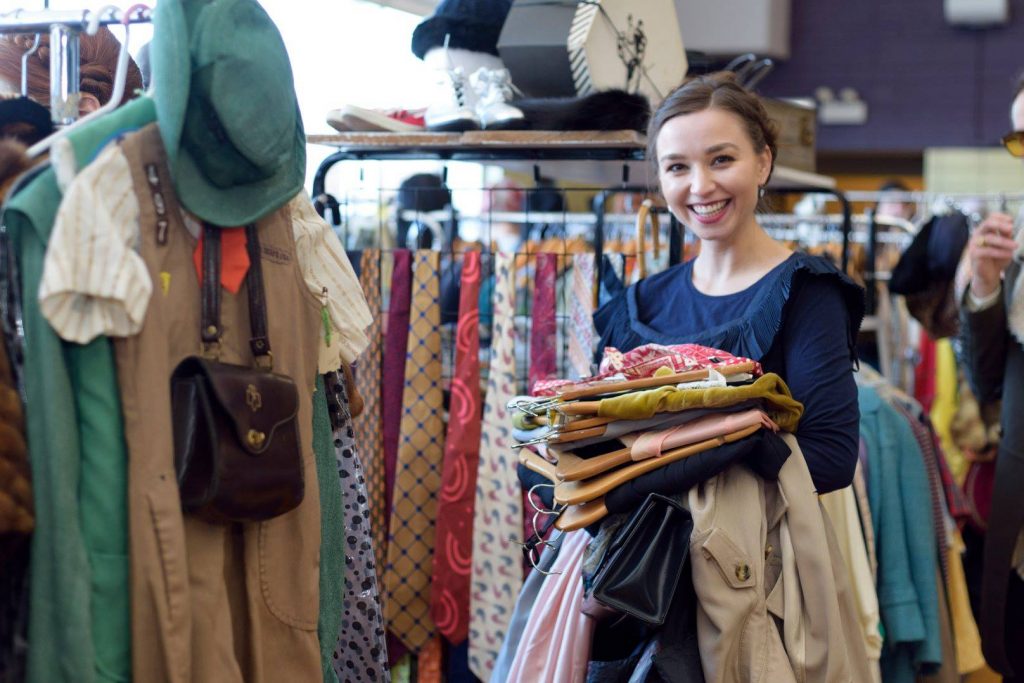 Vintage shopping in Nashville.