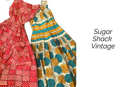 Sugar Shack Vintage at Nashville Vintage Clothing and Jewelry show in February.